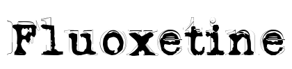Fluoxetine Font Image