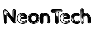 NeonTech Font Image
