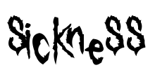 Sickness Font Image