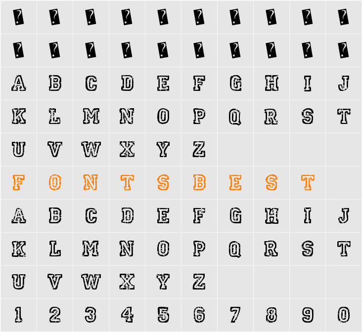 SpotEvent Character Map