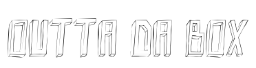 Outta da Box Font Image