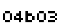 04b03 Font Image