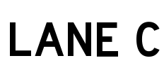 Lane C Font Image