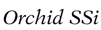 Orchid SSi Font Image