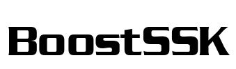 BoostSSK Font Image