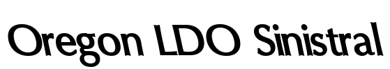 Oregon LDO Sinistral