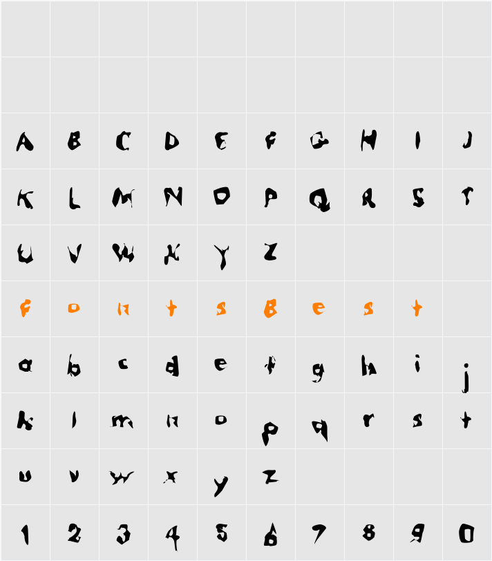 Randomun Character Map