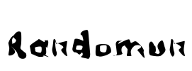 Randomun Font Image