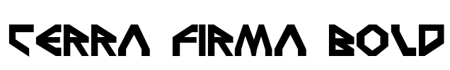 Terra Firma Bold Font Image