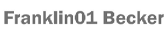 Franklin01 Becker Font Image