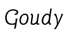 Goudy