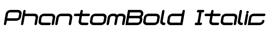PhantomBold Italic