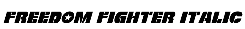 Freedom Fighter Italic