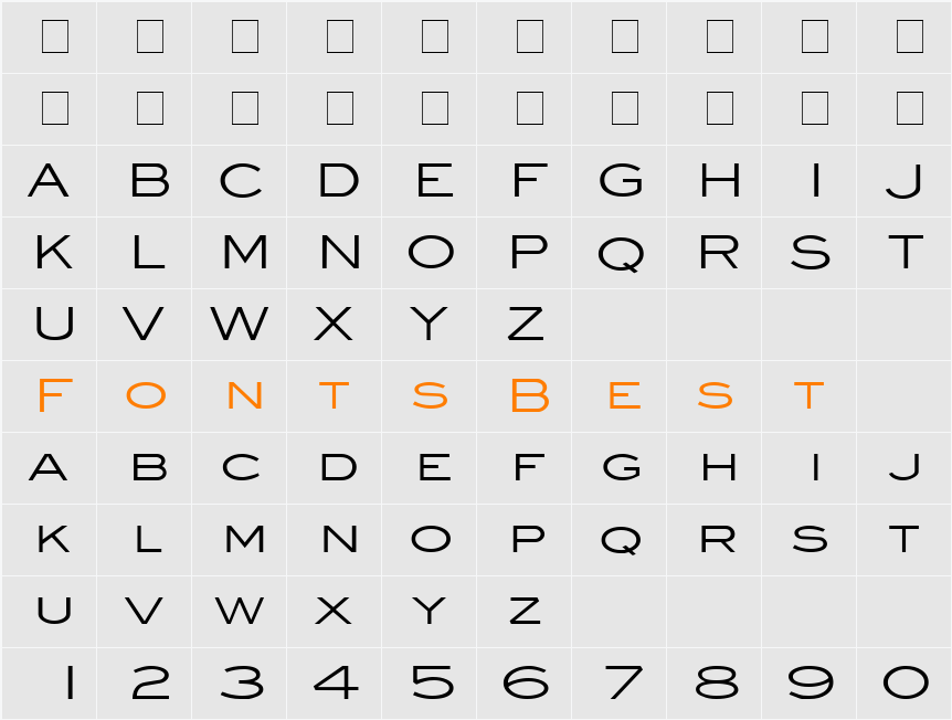 Eye glass Wide Character Map