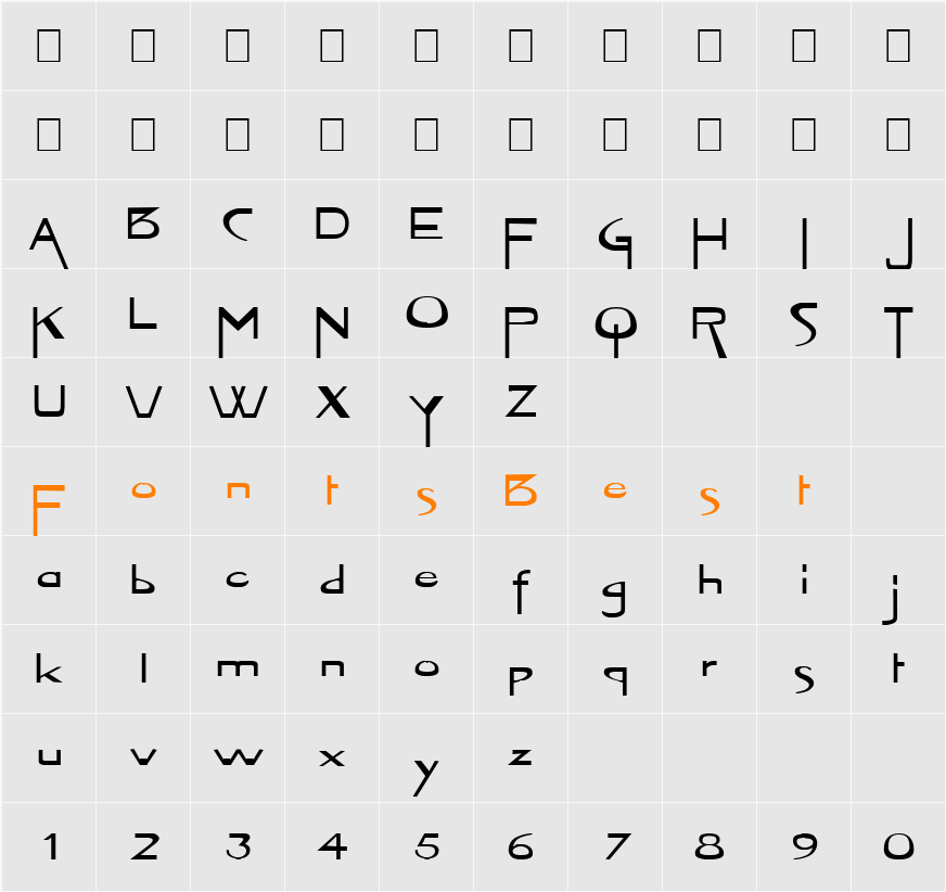 Witty Woman 1 Character Map