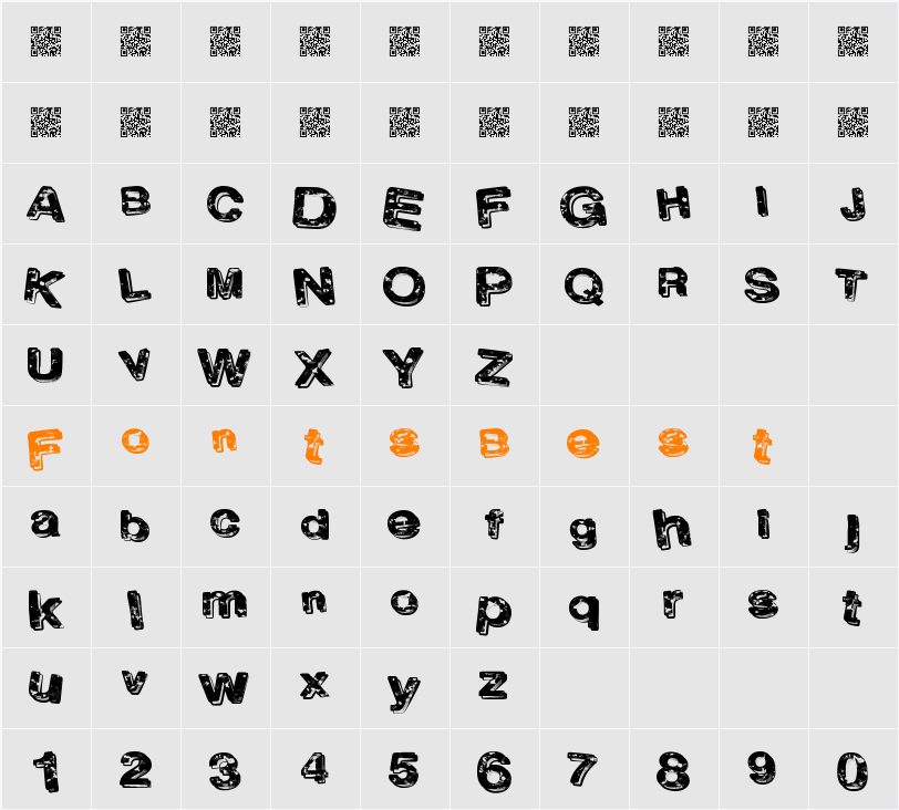 LateClub Character Map