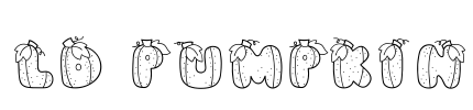 LD Pumpkin Font Image