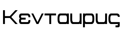 Kentaurus Font Image