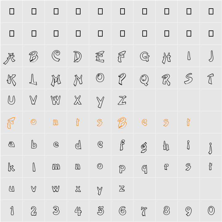Rival Character Map