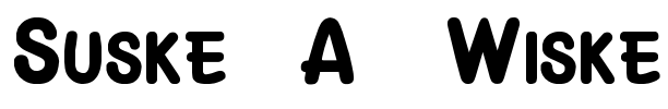 Suske & Wiske Font Image