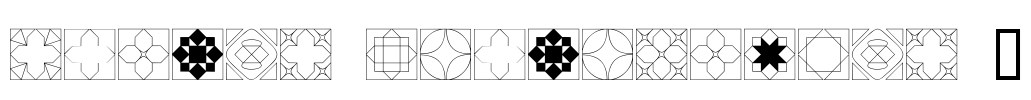 Formas geometricas 2 Font Image