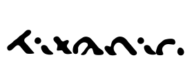 Titanic Font Image