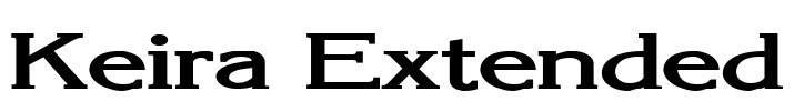 Keira Extended Font Image