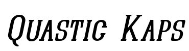 Quastic Kaps Font Image