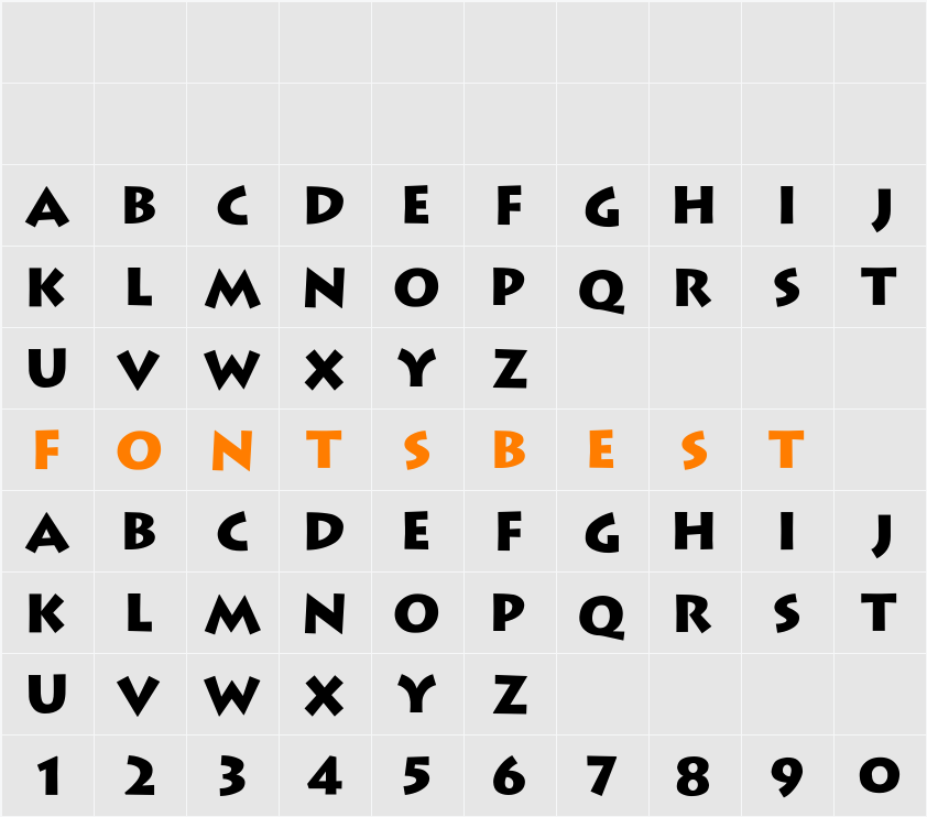 Strongtype Character Map