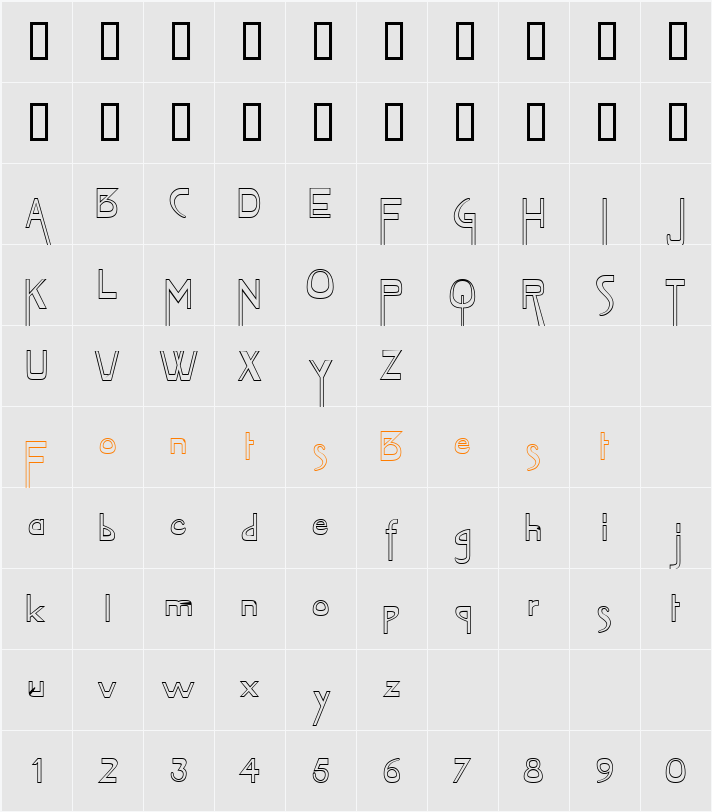 Tablet-Hollow Character Map