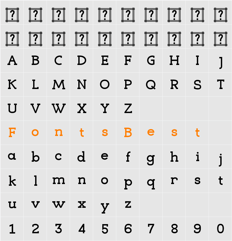 Eligible Character Map