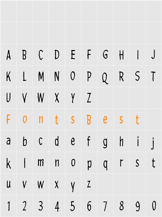 Lost in the supermarket Character Map