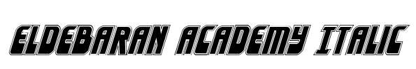 Eldebaran Academy Italic