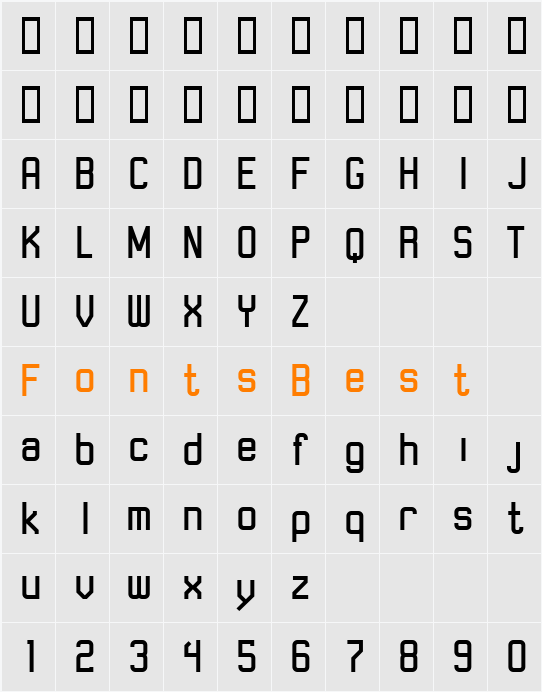 Robust ICG Character Map
