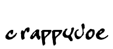 crappyJoe Font Image