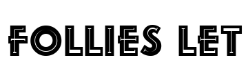 Follies LET Font Image