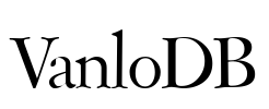 VanloDB Font Image