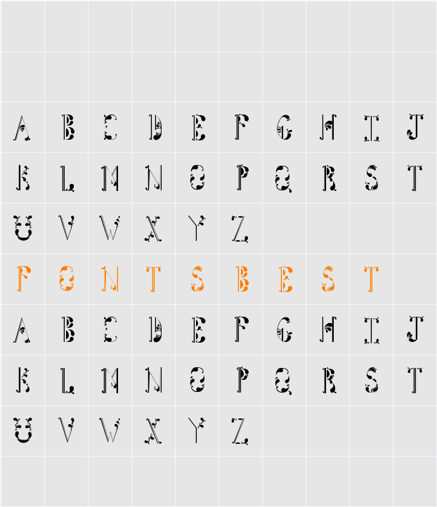 Tightline Character Map