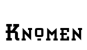 Knomen Font Image