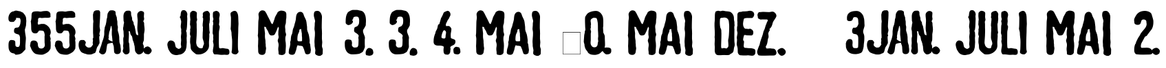 LTTagesstempel Mager Font Image