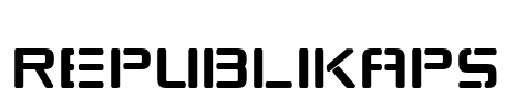 Republikaps Font Image