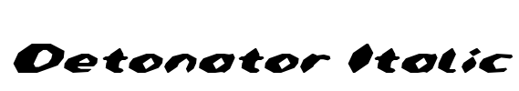 Detonator Italic