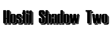 Hostil Shadow Two Font Image