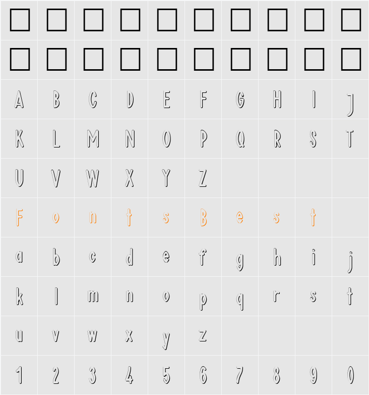 Plakat_1 Shadow DB Character Map