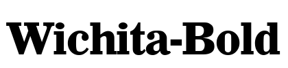 Wichita-Bold Font Image