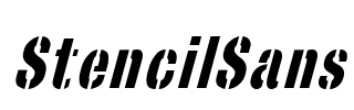 StencilSans Font Image