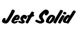 Jest Solid Font Image