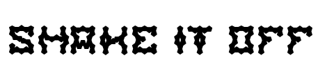 shake it off Font Image