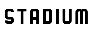 Stadium Font Image