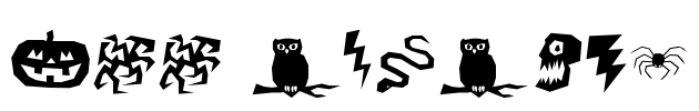 ILL oCtoBer Font Image